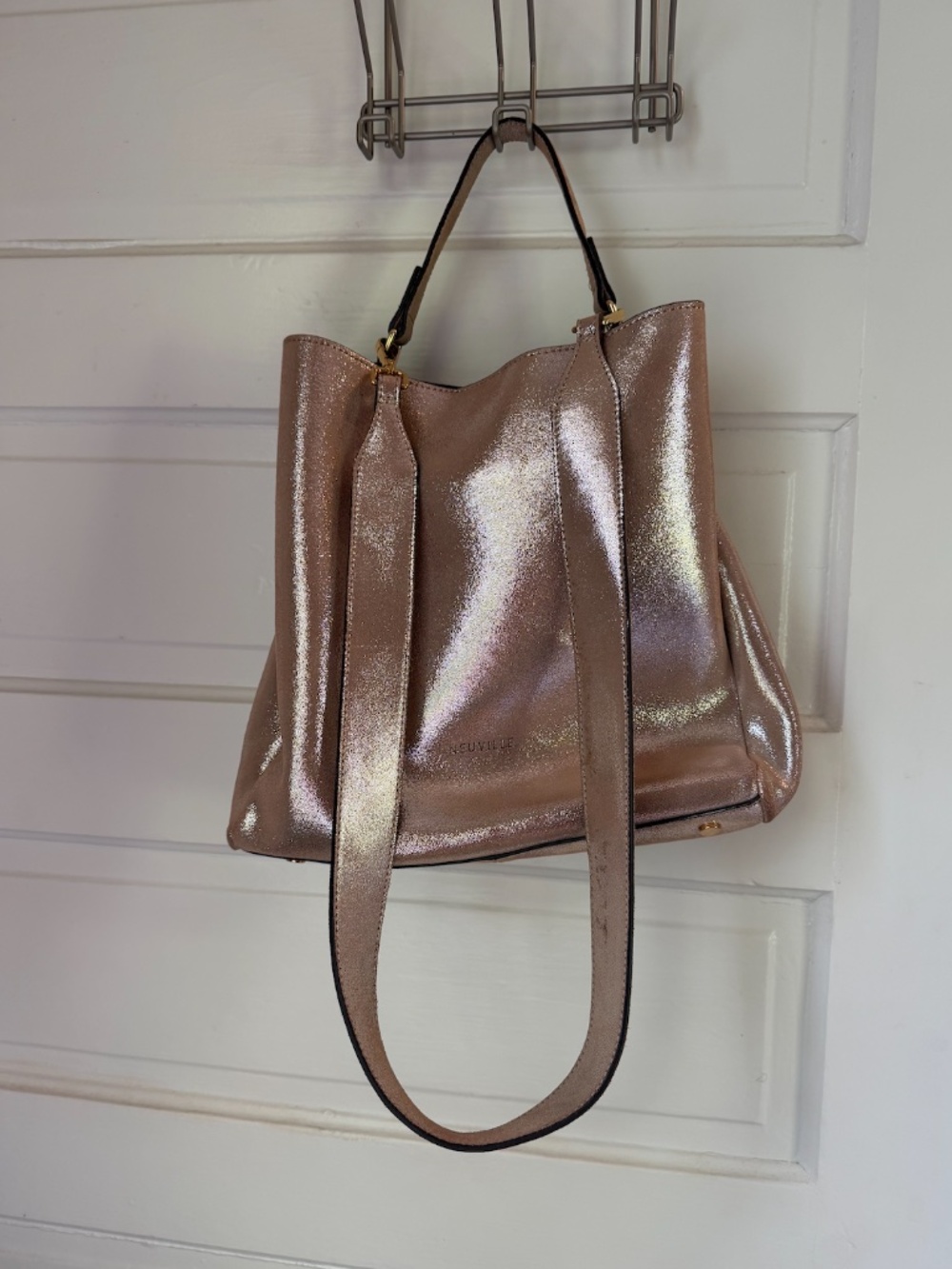 Neuville Gold Crossbody Bag